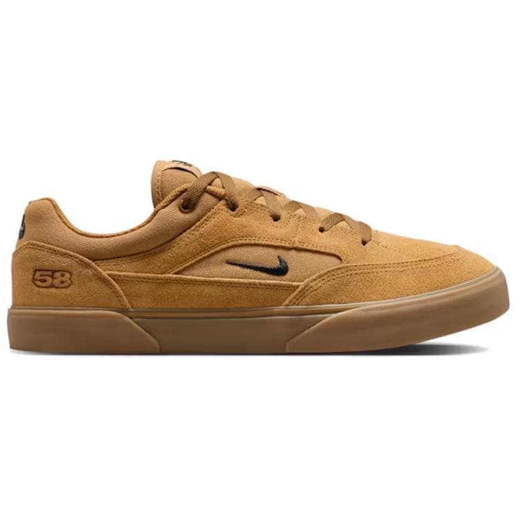 Кроссовки Nike SB MALOR Текстиль Кожа Скейтборд Обувь Мужская Коричневая - изображение 2