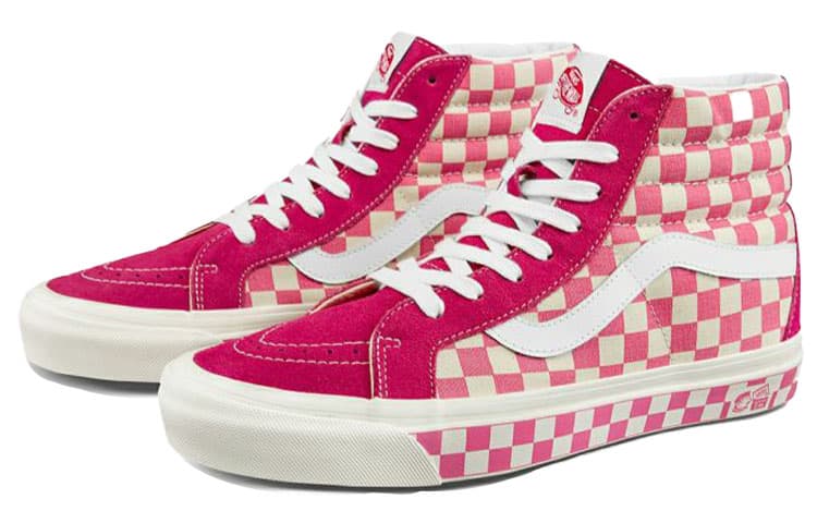 Кроссовки Vans Style 38 Pink White - изображение 2