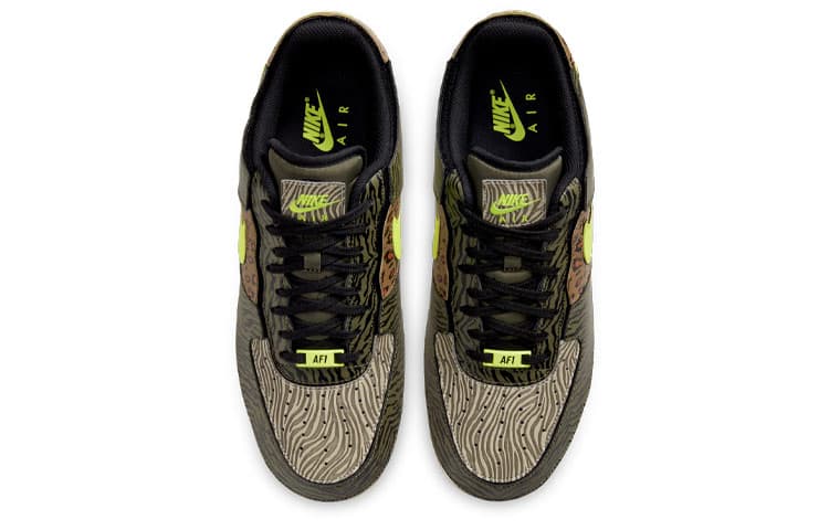 Кроссовки Nike Air Force 1 Low Brown Green — фото 4