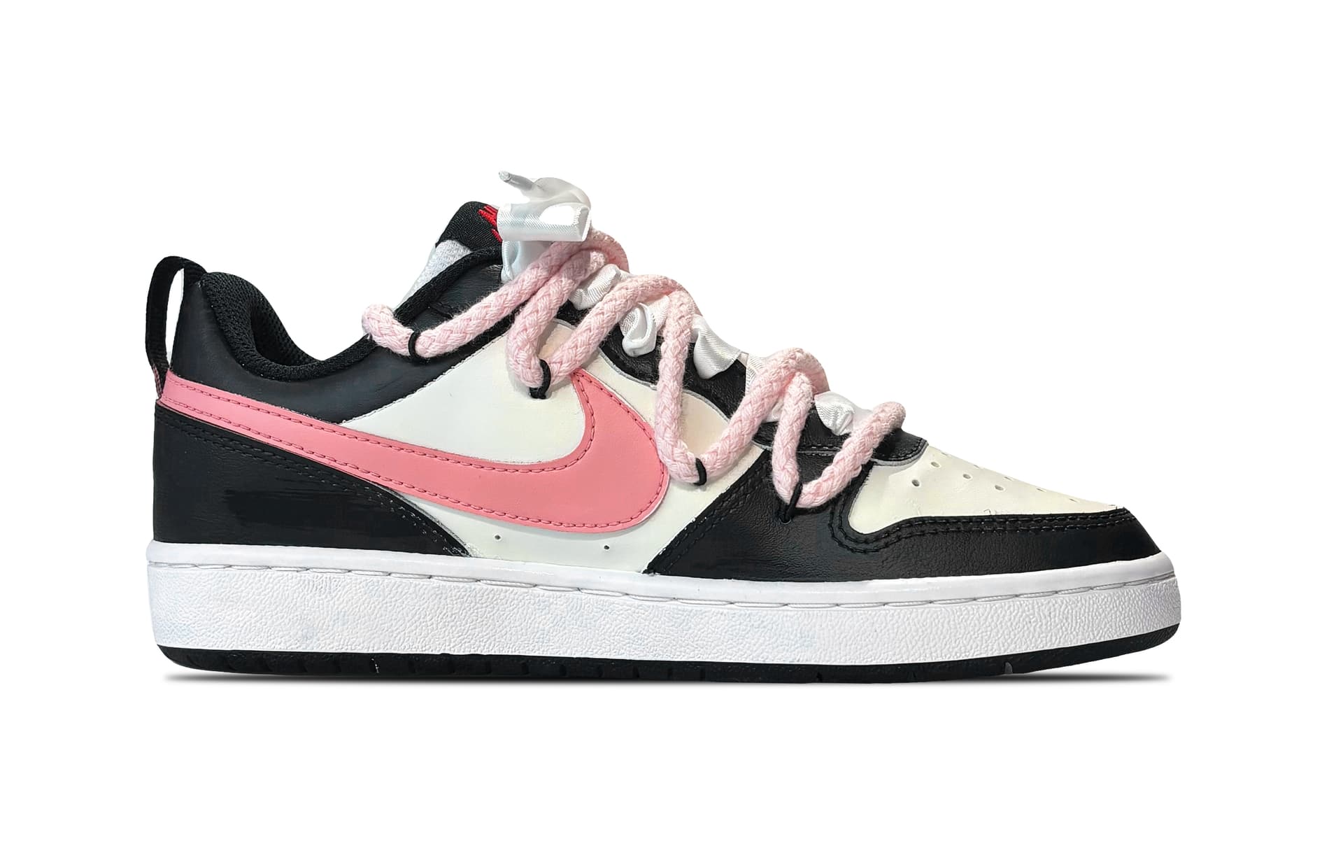 Кроссовки Nike Court Borough Low 2 Black Pink - изображение 2