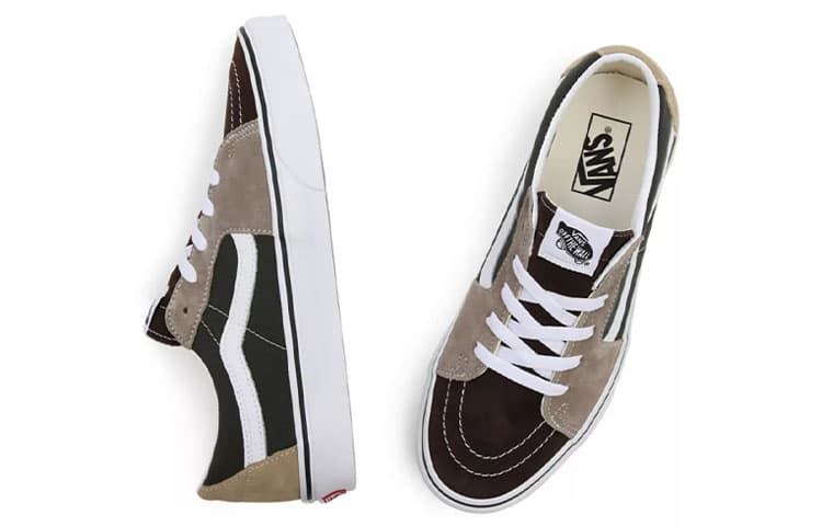 Кроссовки Vans SK8 Low Brown Grey - изображение 4
