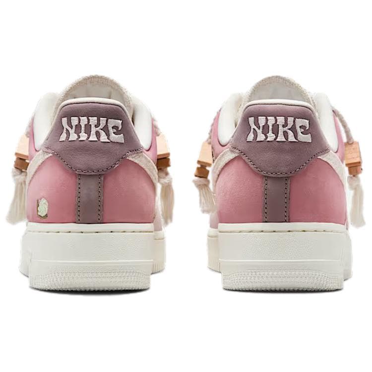 Кроссовки Nike Air Force 1 Low Топ Скейтборд Обувь Женская Розовая Белая - изображение 5