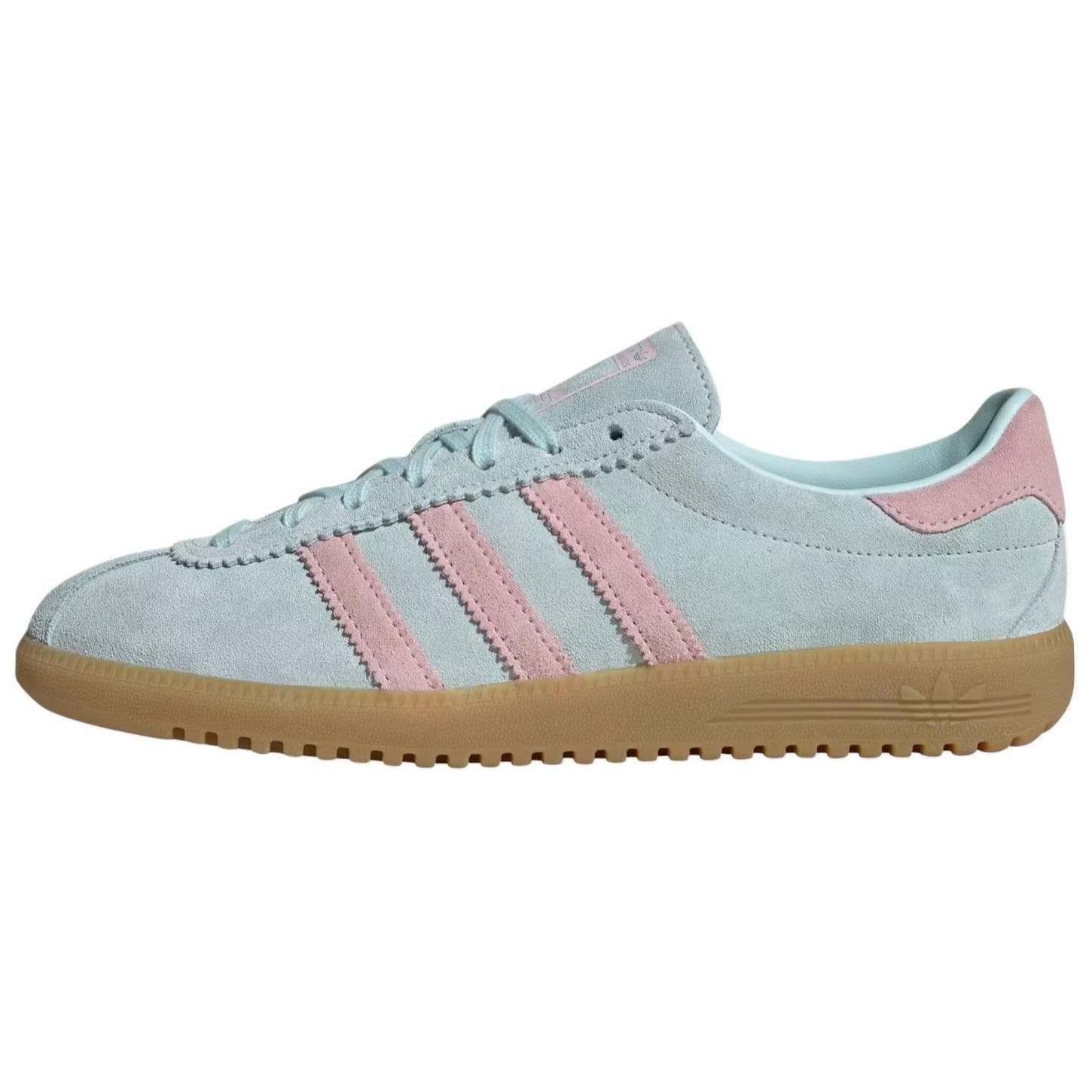 Кроссовки Adidas Originals BRMD Противоскользящая Устойчивая к истиранию Низкий Топ Скейтборд Обувь Женская Зеленая Розовая - изображение 1