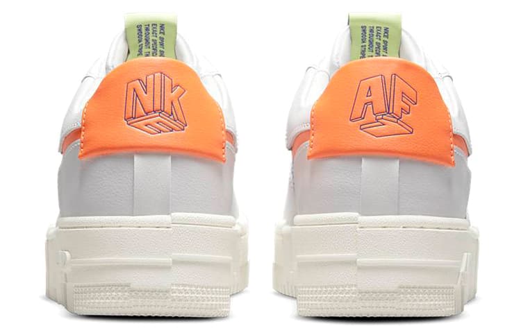 Кроссовки Nike Air Force 1 Low Pixel White Orange Blue — фото 5