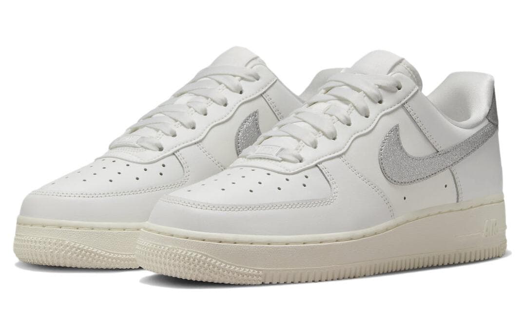 Кроссовки Nike Air Force 1 Low White Silver — фото 3