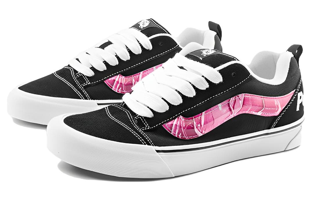 Кроссовки Peaches x Vans Knu Skool Black Pink - изображение 3