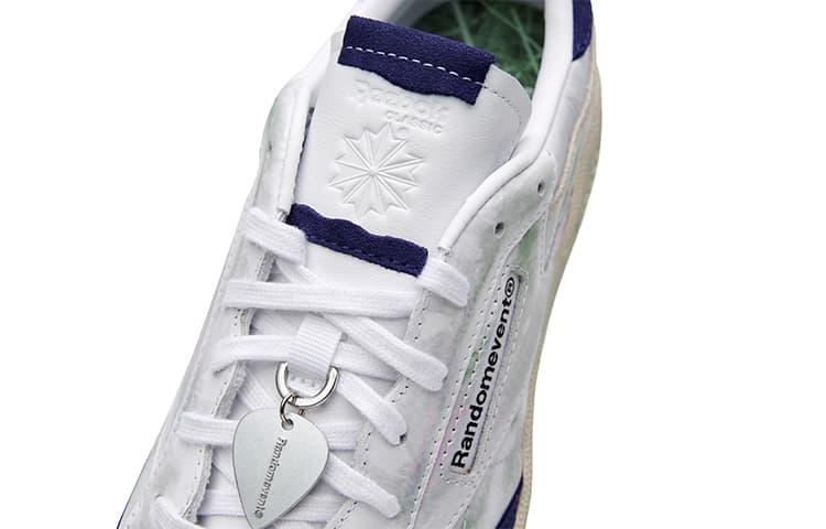 Кроссовки RANDOMEVENT x Reebok Club C 85 White Blue - изображение 6