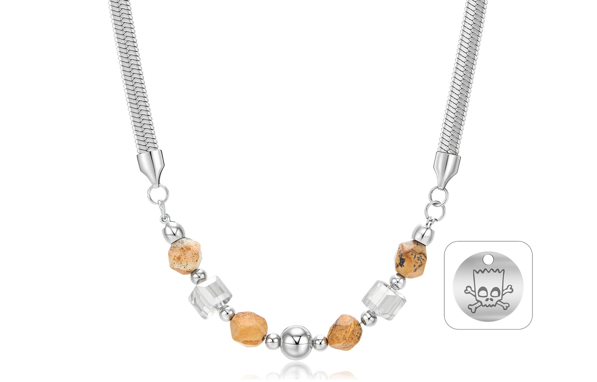 Ожерелье The Simpsons Titan Steel Necklaces Unisex Симпсоны Титановые Стальные Ожерелья Унисекс - изображение 2