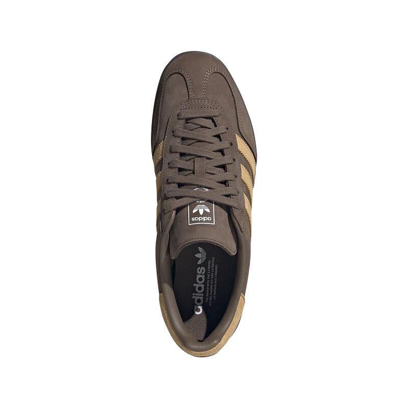 Кроссовки Adidas Originals GAZELLE INDOOR Кожаная Скейтборд Обувь Унисекс Коричневый - изображение 3