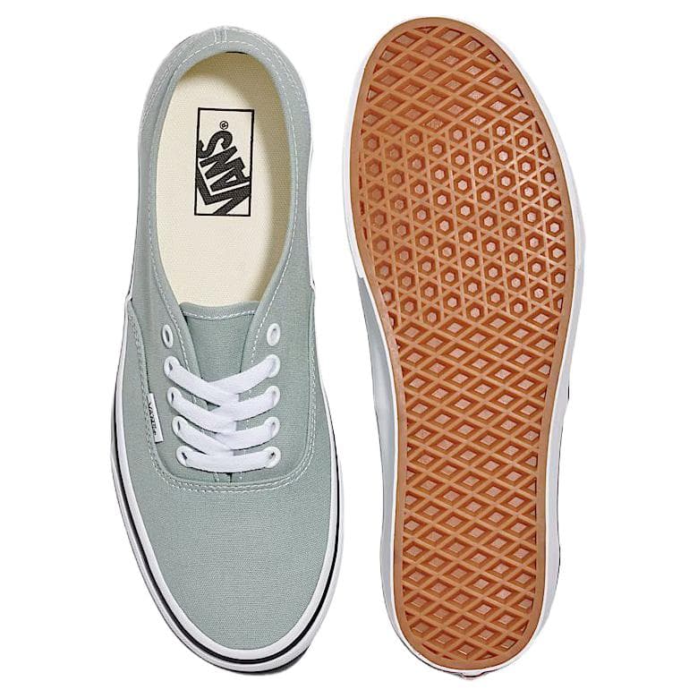 Кроссовки Vans Аутентичные низкие кеды для скейтбординга женские серые - изображение 4