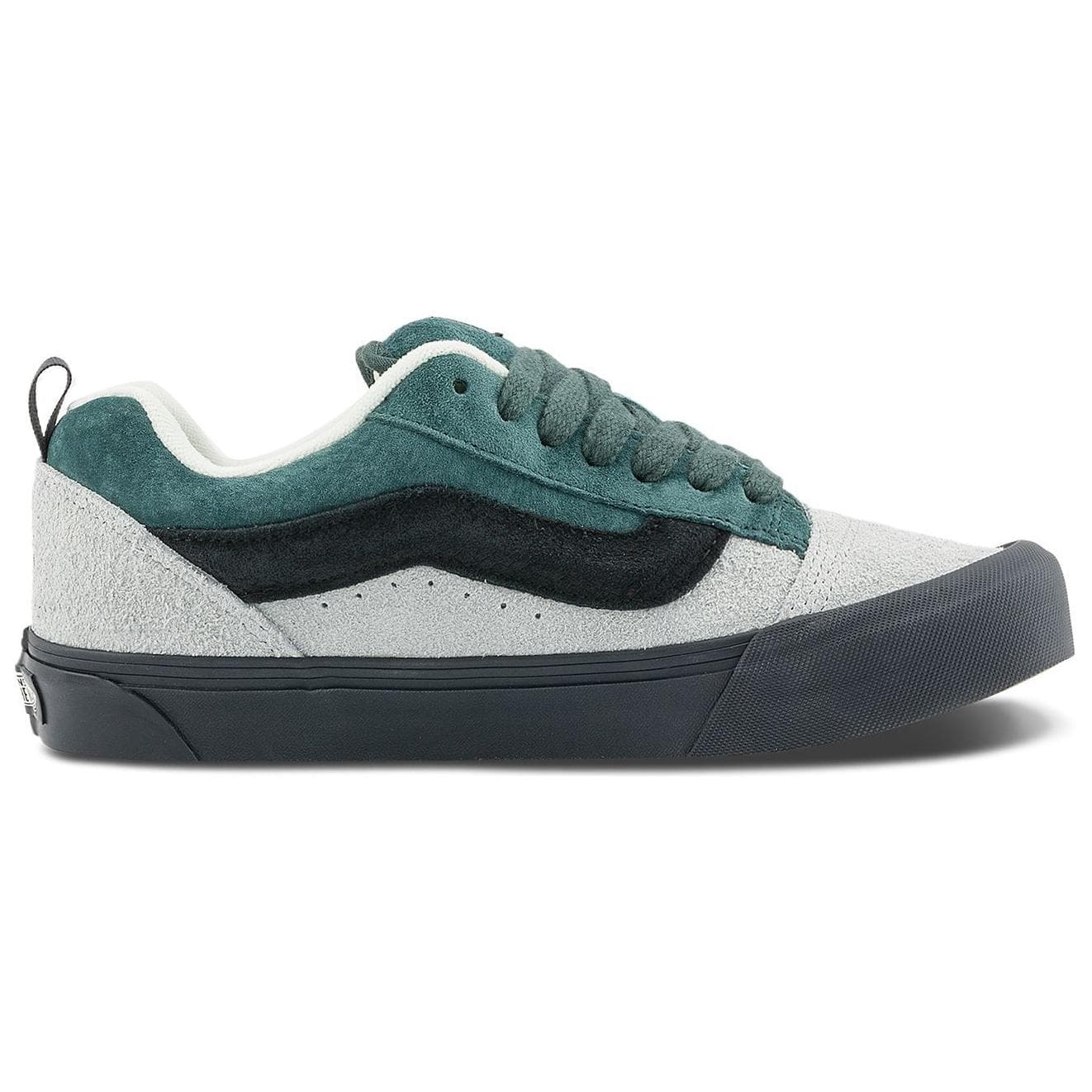 Кроссовки Vans Knu Skool Устойчивая к истиранию низкая обувь для скейтбординга унисекс серо-зеленого цвета - изображение 2