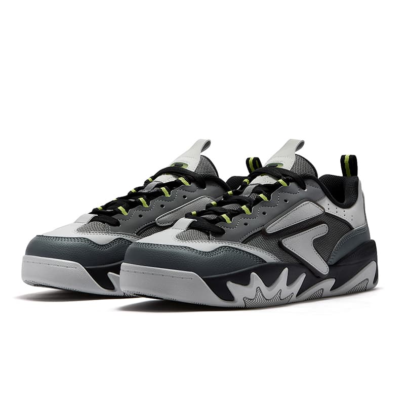 Кроссовки FILA FUSION NOLLIE II Dolphin Jump Shoe 2 Текстиль Синтетическая кожа Скейтборд Обувь Мужская Тихий Серый - изображение 2