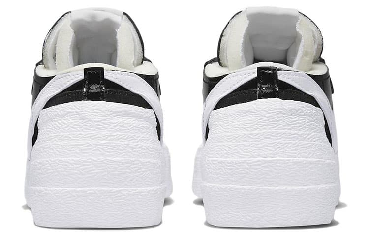 Кроссовки Sacai x Nike Blazer Low Black Patent Leather - изображение 5