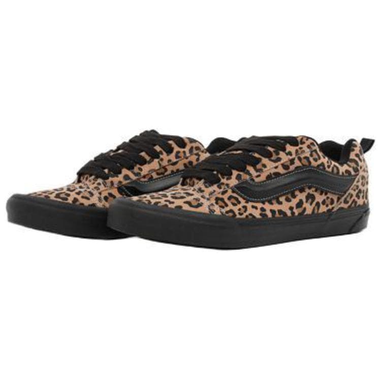 Кроссовки Vans Knu Skool Low Топ Скейтборд Обувь Женская Черная Желтая - изображение 3