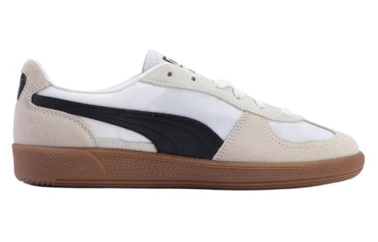 Кроссовки PUMA Palermo Устойчивые к истиранию Низкие Кеды Немецкий Армейский Унисекс Серый Черный - изображение 2