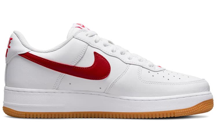 Кроссовки Nike Air Force 1 Low Retro "Since 82" White Red — фото 2