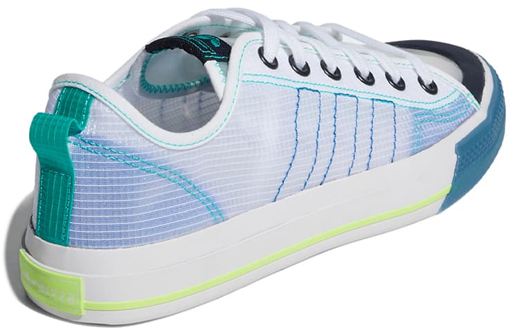 Кроссовки adidas Nizza RF White Blue Green - изображение 4