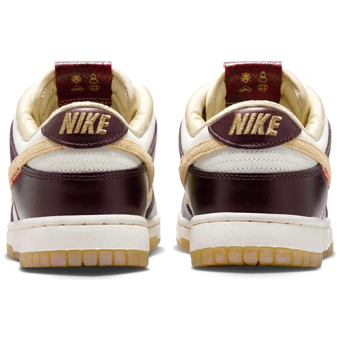 Кроссовки Nike Dunk Low LX White Gold Red - изображение 4