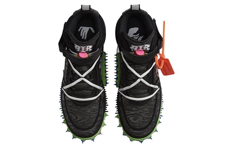 Кроссовки OFF-WHITE x Nike Air Force 1 Mid SP Black - изображение 4