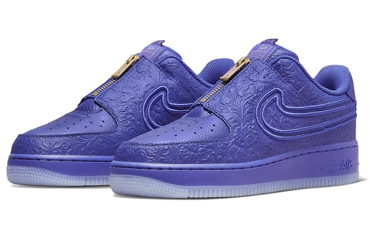 Кроссовки Nike Air Force 1 Low Serena Williams SWDC Blue Purple — фото 3