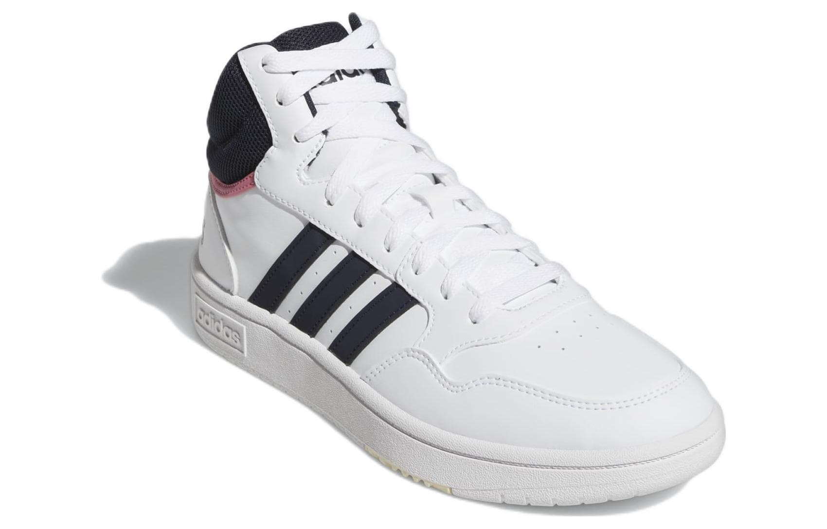 Кроссовки adidas Neo Hoops 3.0 Mid White Black - изображение 3