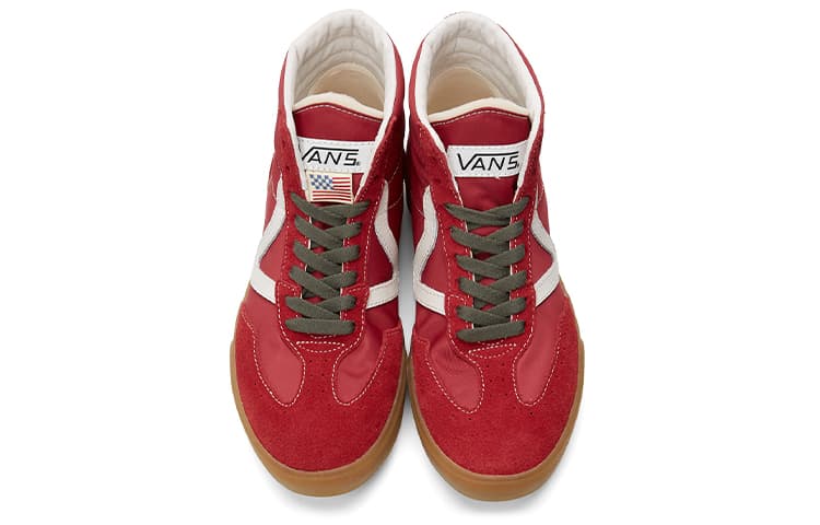 Кроссовки Taka Hayashi x Vans Vault High Top Red - изображение 3