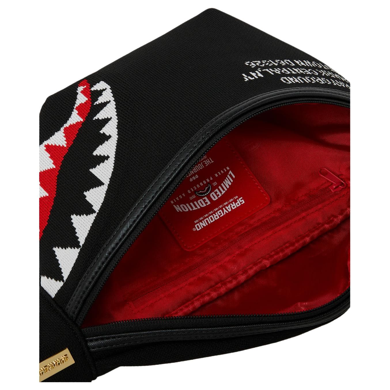 Поясная сумка SPRAYGROUND Искусственная кожа Поясная сумка (бандана) Унисекс Черный - изображение 3
