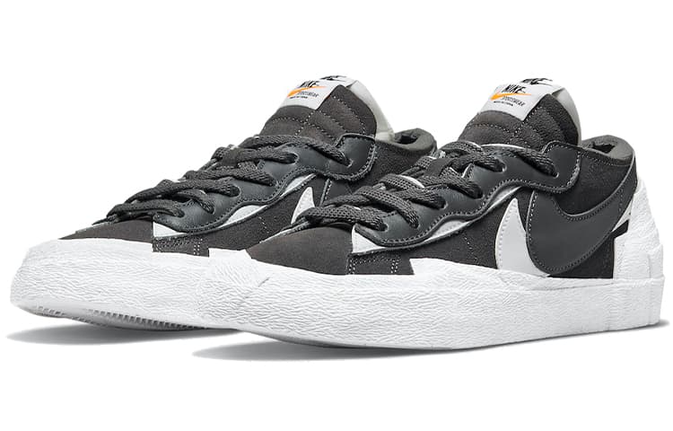 Кроссовки Sacai x Nike Blazer Low "Iron Grey" - изображение 3