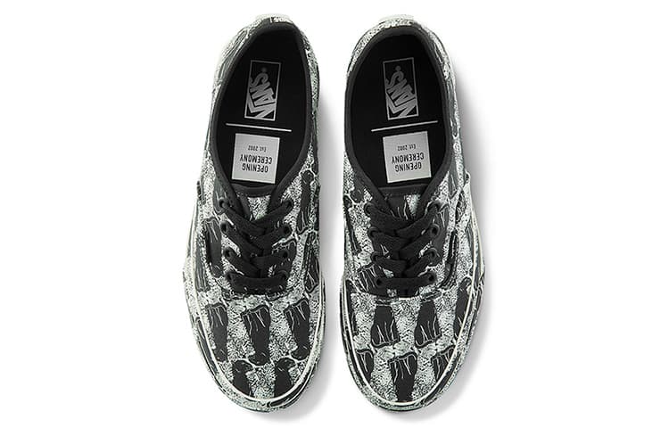 Кроссовки Opening Ceremony x Vans Authentic Black White - изображение 3