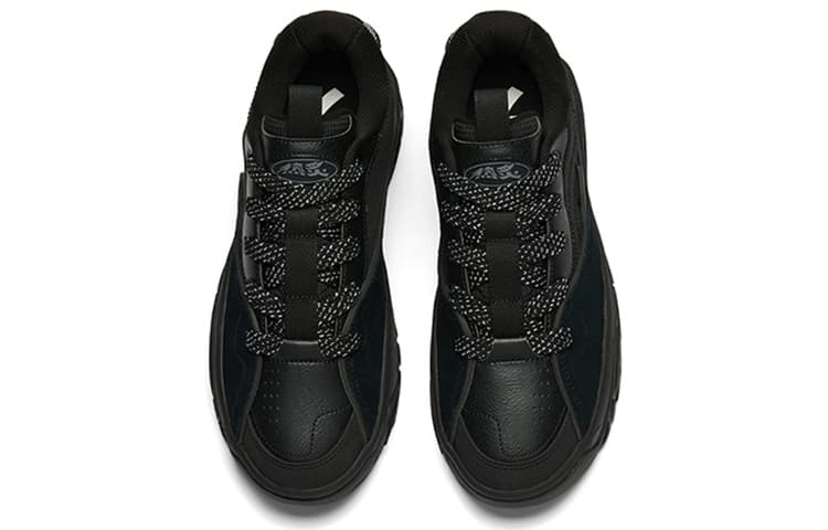 Кроссовки Anta Zhire Thick Sole Low Top Sneakers Black Silver - изображение 4