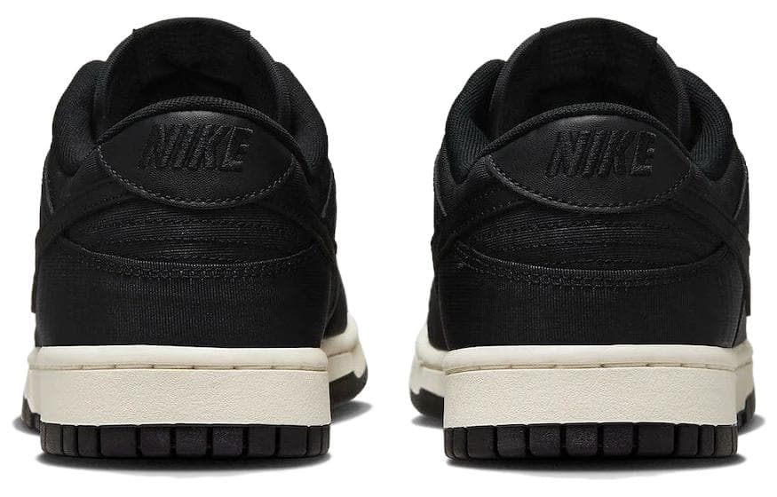 Кроссовки Nike Dunk Low Black Canvas - изображение 4