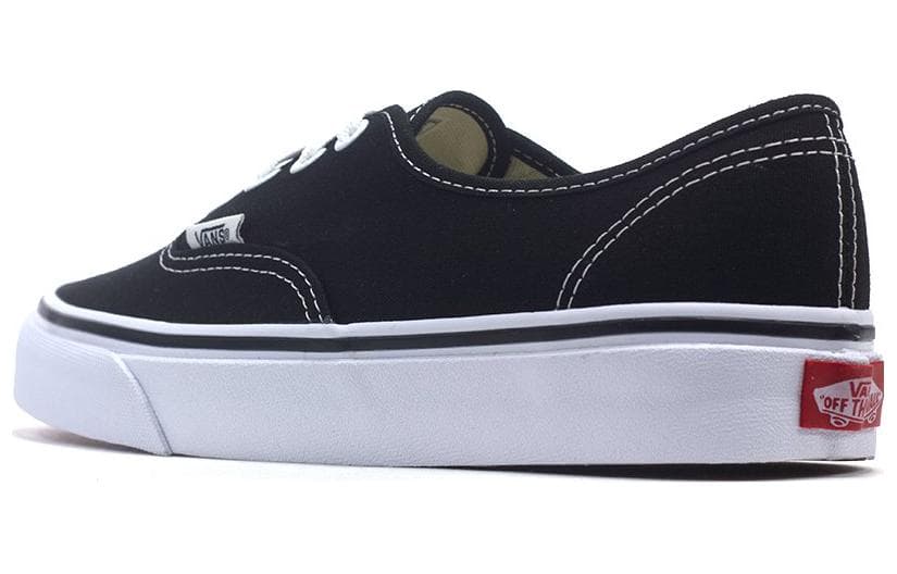 Кроссовки Vans Аутентичный Low Топ Скейтборд Обувь Унисекс Черный - изображение 4