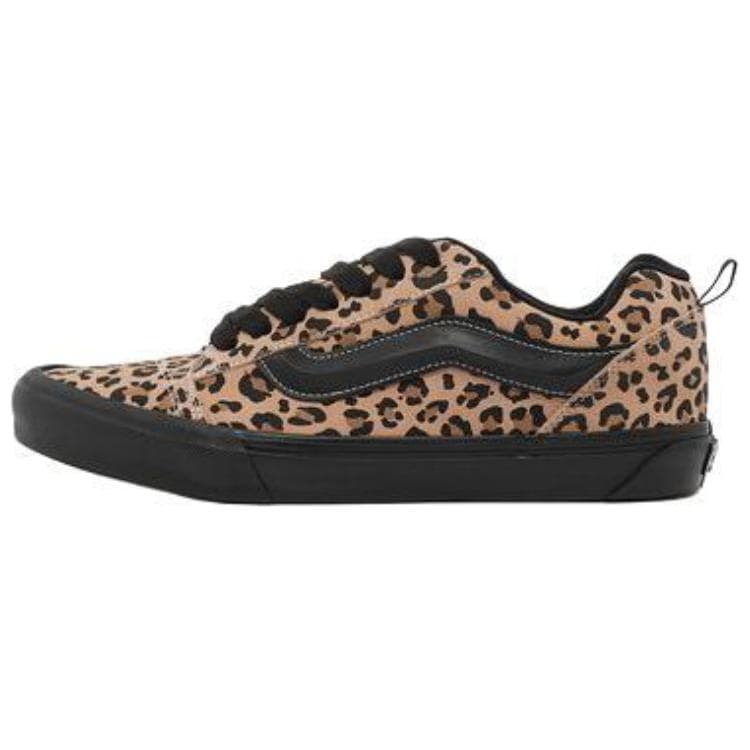 Кроссовки Vans Knu Skool Low Топ Скейтборд Обувь Женская Черная Желтая - изображение 1