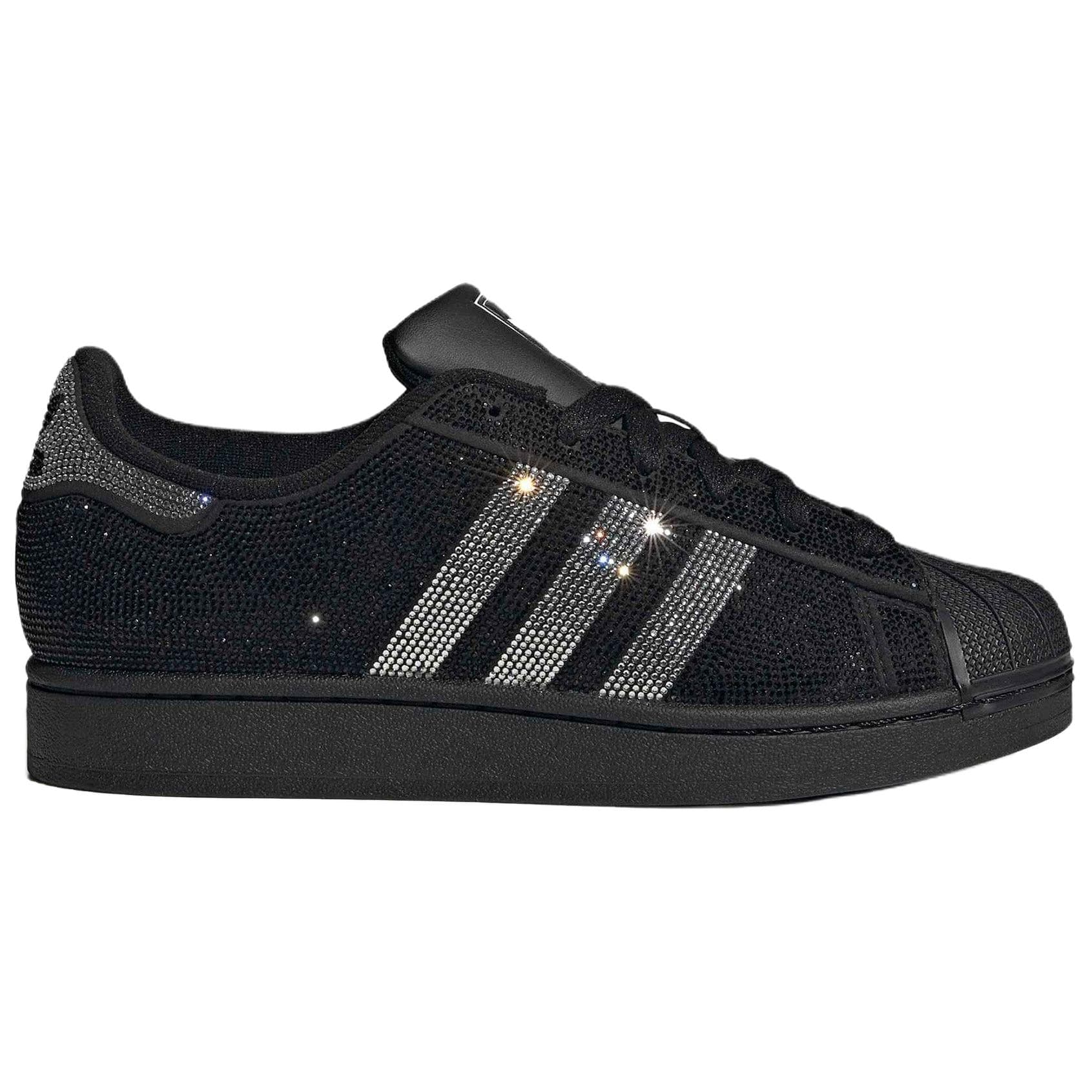 Кроссовки Adidas Originals Superstar 2 Low Топ Скейтборд Обувь Женские Черно-серебро - изображение 2