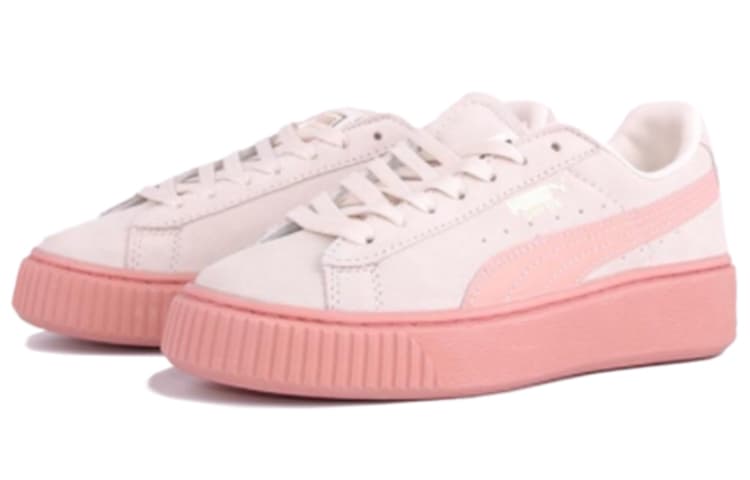 Кроссовки PUMA Suede Platform White Pink - изображение 3