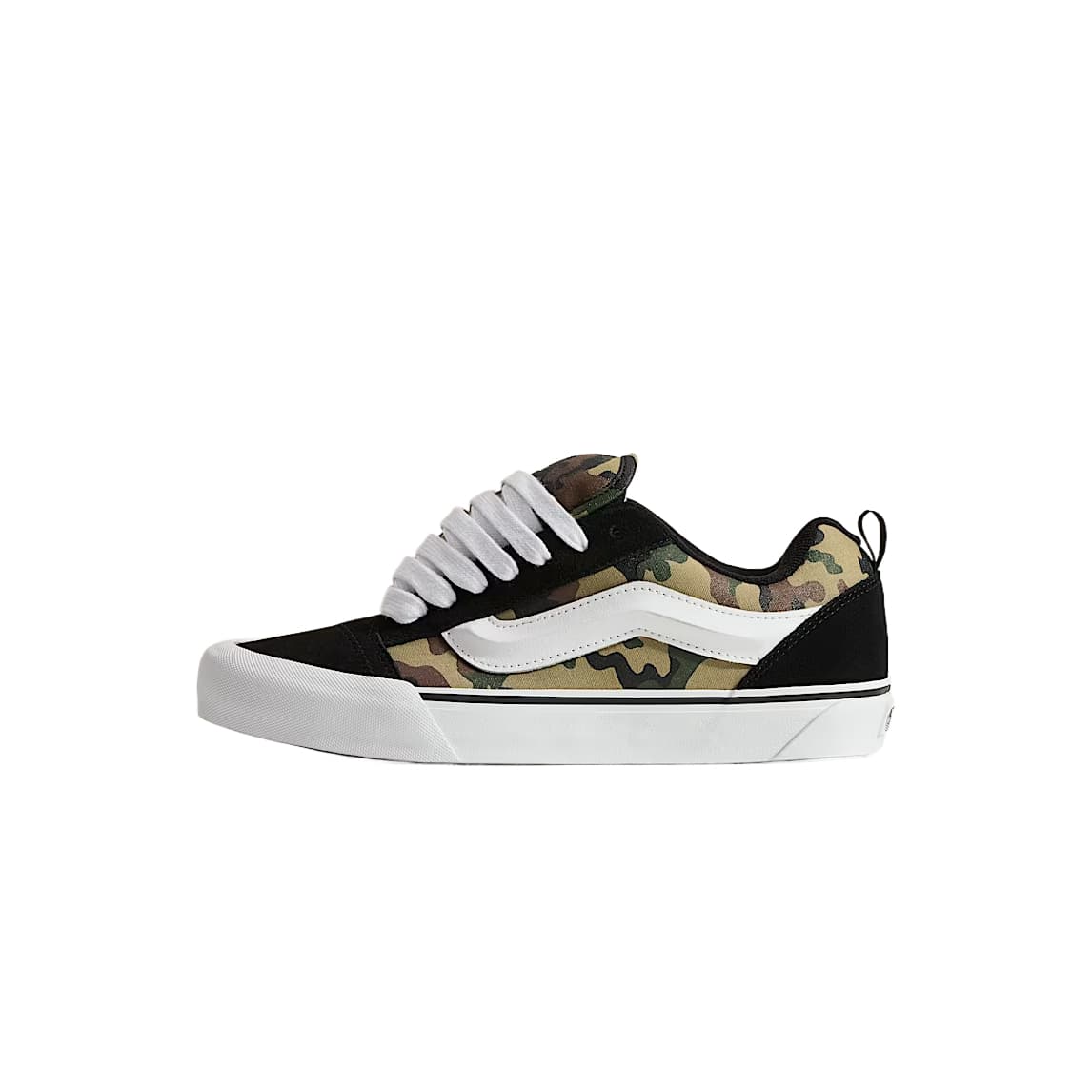 Кроссовки Vans Knu Skool Устойчивая к истиранию низкая обувь для скейтбординга унисекс черного и зеленого цвета - изображение 1