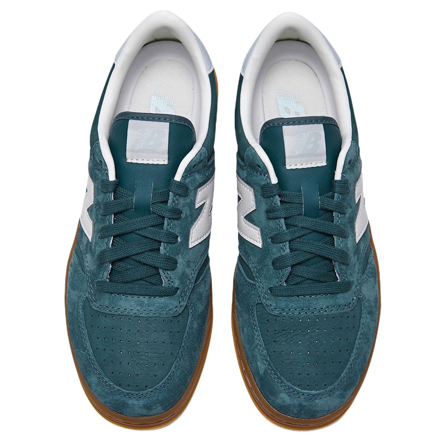 Кроссовки New Balance NB 500 Устойчивая к истиранию Низкая Обувь для Скейтбординга Мужская Зеленая Белая - изображение 4