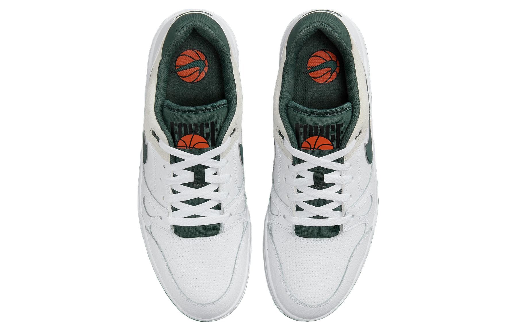Кроссовки Nike Full Force Low White Green Suede - изображение 4