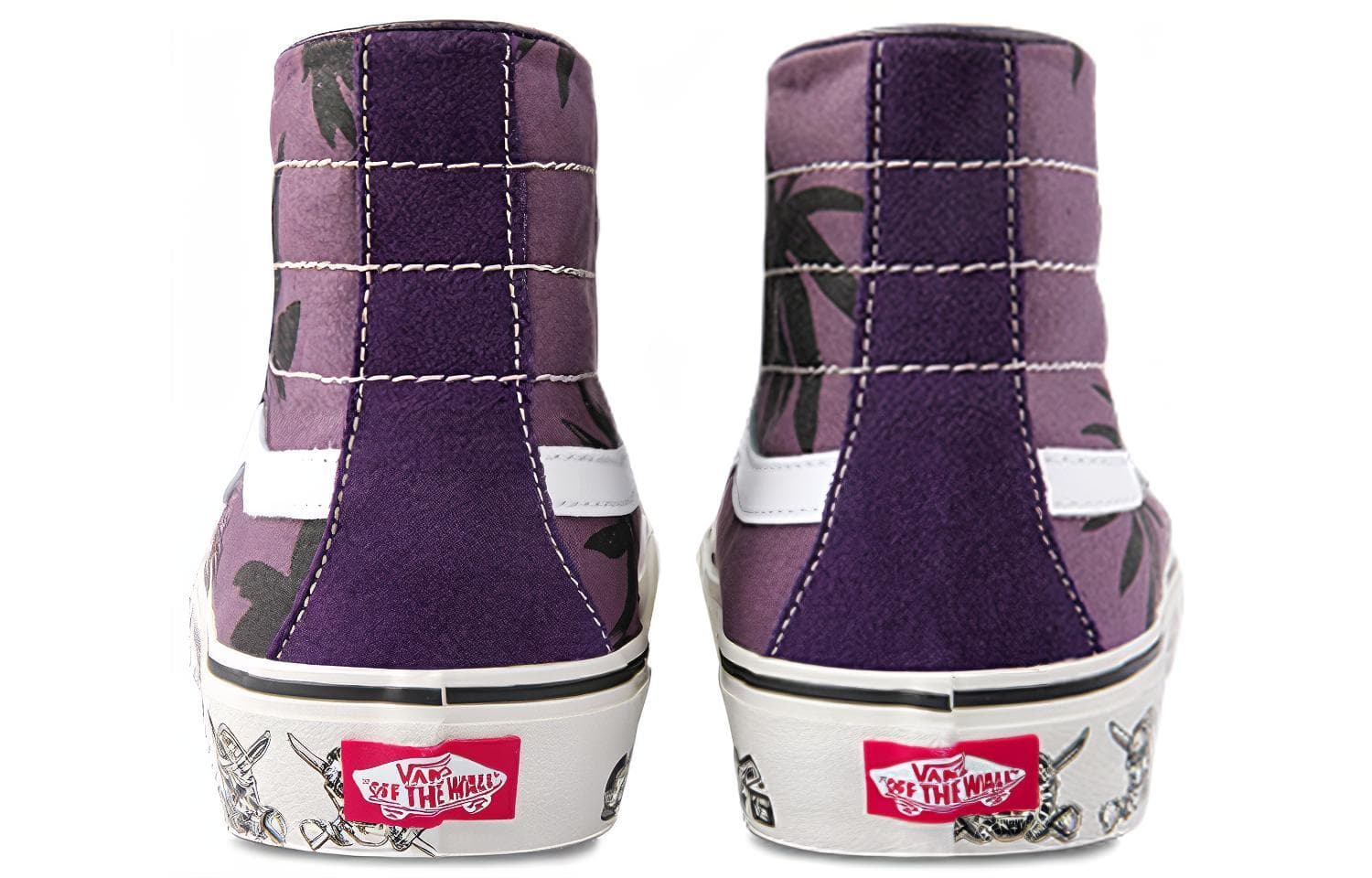 Кроссовки Vans SK8-Hi 138 Decon Sf Purple White - изображение 5