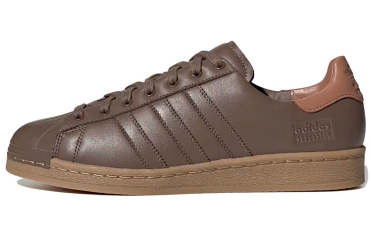 Кроссовки Adidas Originals Superstar LU Амортизация Низкие Кроссовки для Скейтбординга Мужские Коричневые - изображение 1