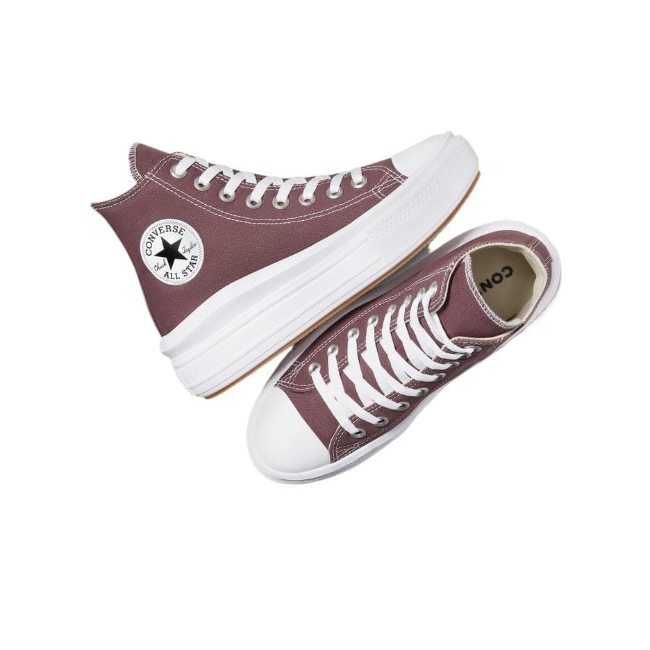 Кроссовки Converse All Star Move Удобный Противоскользящий Хай-топы Повседневная обувь для скейтборда Женский Коричневый - изображение 4