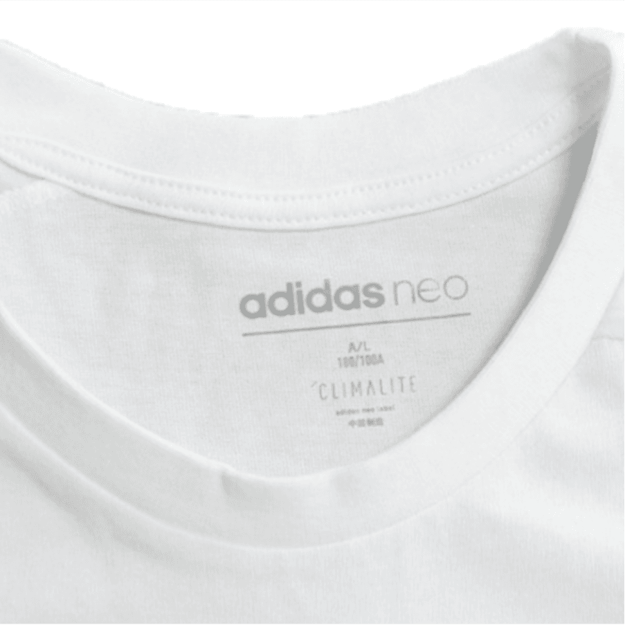 Футболка ADIDAS NEO Белый Мужской T-Рубашки - изображение 3