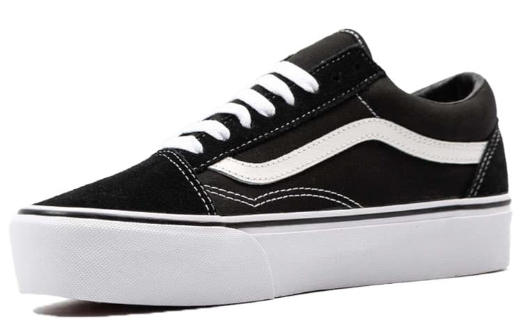 Кроссовки Vans Old Skool Platform Black White - изображение 2