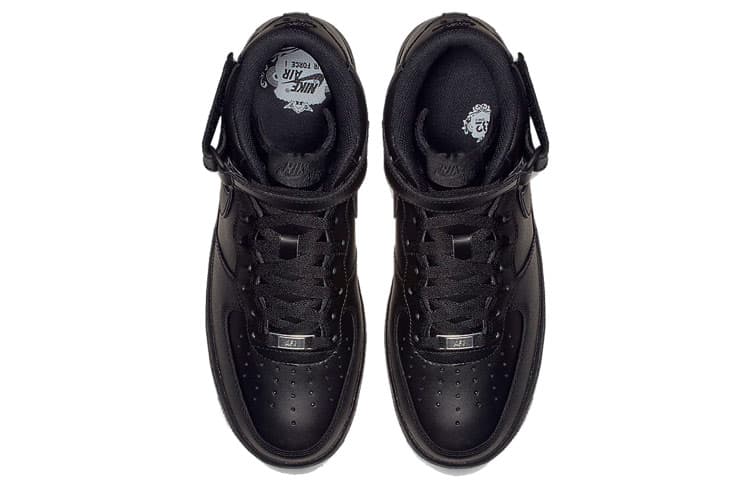 Кроссовки Nike Air Force 1 Mid Black 2016 - изображение 4