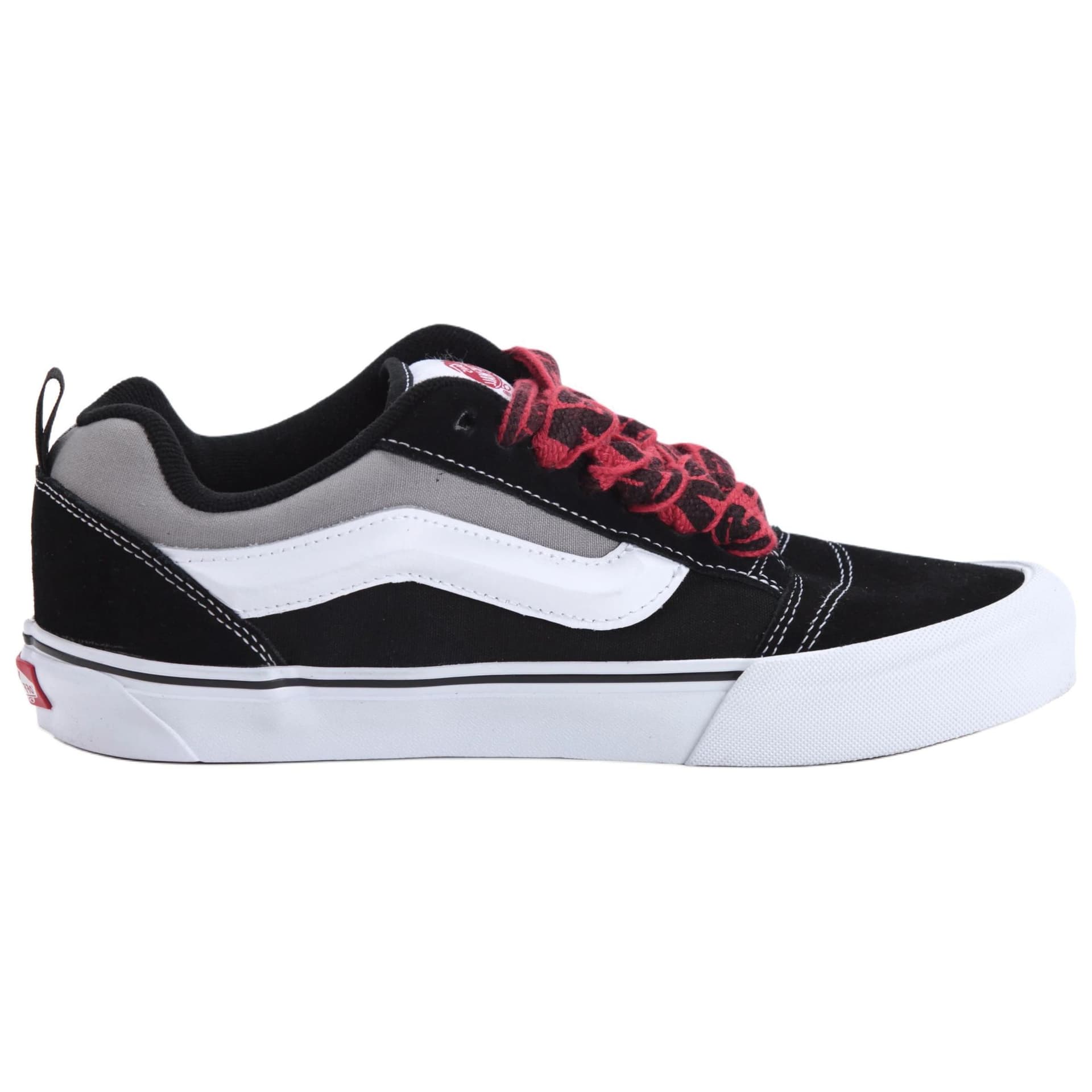 Кроссовки Vans Knu Skool Black Red - изображение 2