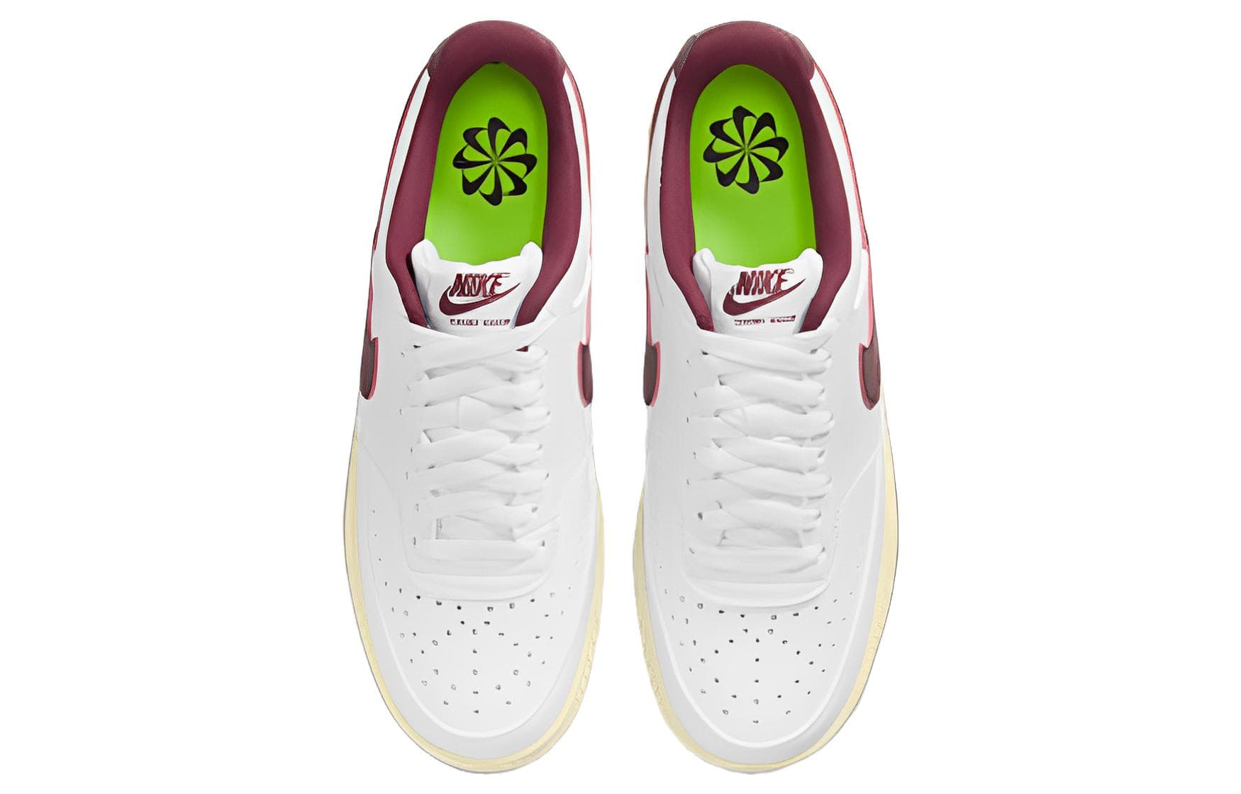 Кроссовки Nike Court Vision Low White Red Gold - изображение 3