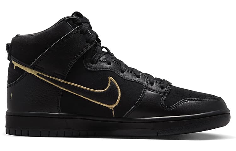 Кроссовки FAUST x Nike Dunk SB Pro QS Black Gold - изображение 2
