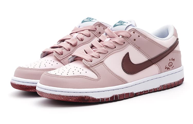 Кроссовки Nike Dunk Low GS Strawberry Pink — фото 3