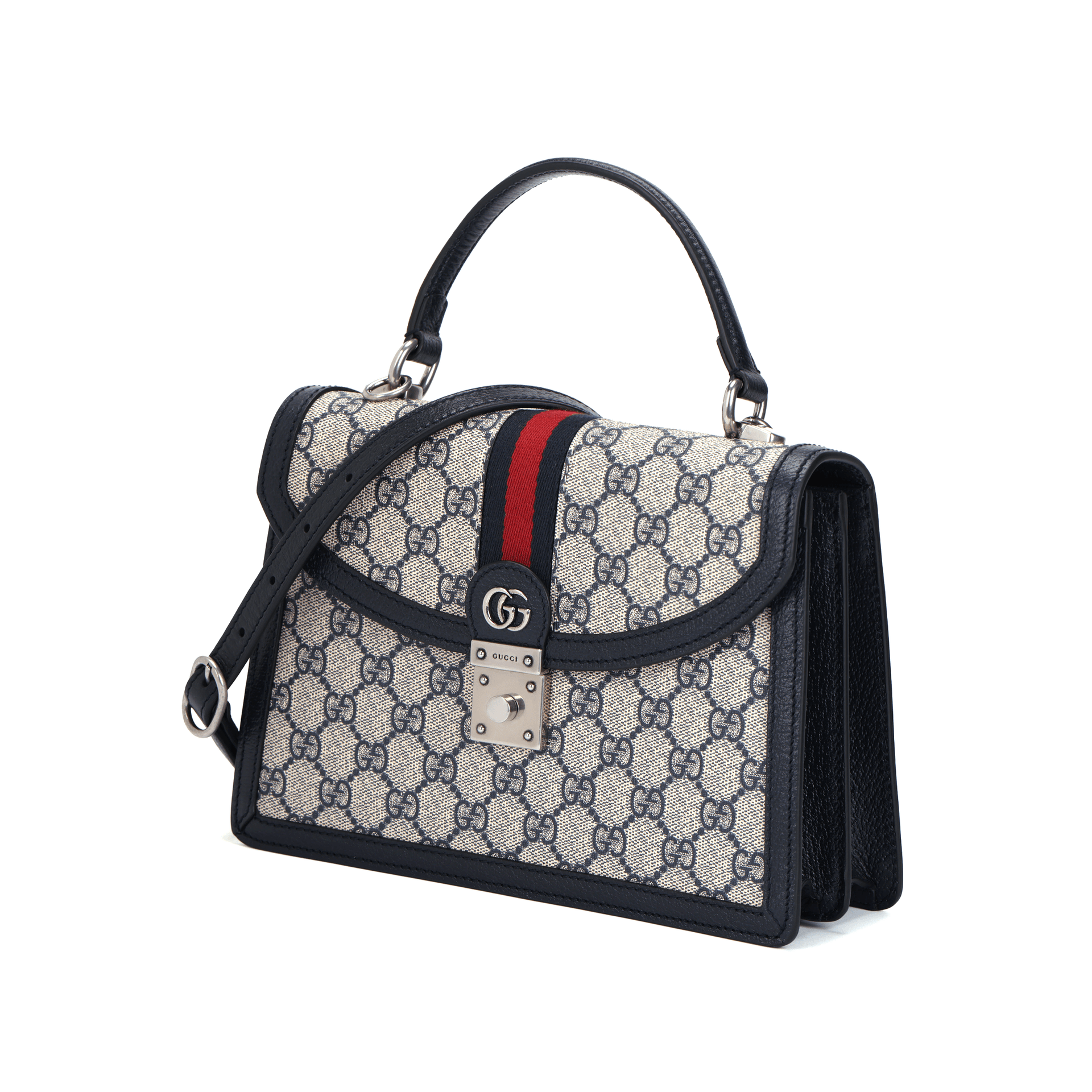 Сумка Gucci Ophidia Blue Beige - изображение 2
