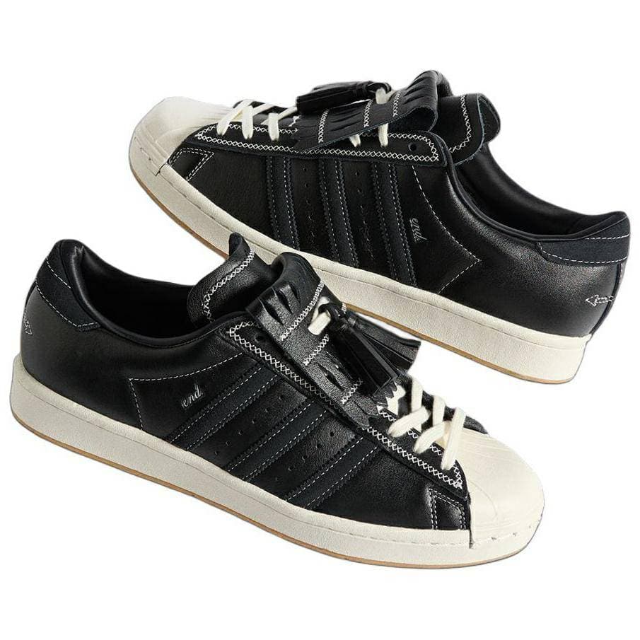 Кроссовки END. X adidas originals Superstar Low Топ Скейтборд Кроссовки Мужские Черные - изображение 2
